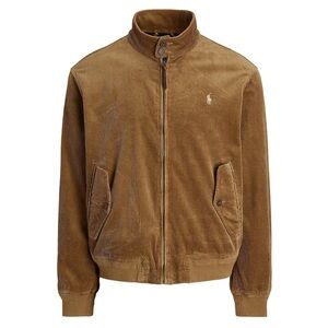 Polo by Ralph Lauren Men's Tan Corduroy Bomber Jacket nwt